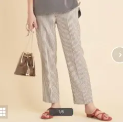 BEAUTY&YOUTH ビューティーアンドユース　ツイルストライプパンツ