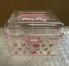中古 マイメロディ 持ち手付きボックス 救急箱 収納ケース 小物入れ