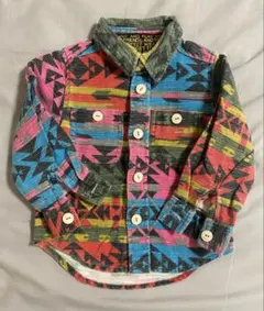 junkstore ネイティブ柄シャツ