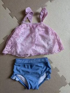 女の子用セパレート水着 サイズ80 ベビー ビキニ
