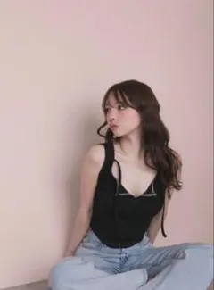 andmary Tiana knit bare tops - メルカリ