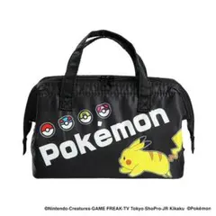 ポケモン 保冷ランチバッグがま口 お弁当袋 ピカチュウ