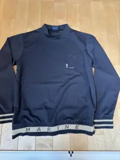 MUTE MARINE サイズ　6 ヘムリブ モックシャツ