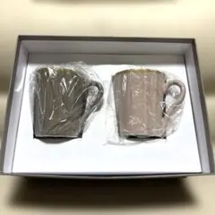 【未使用・箱付】DEUXMERCI アフタヌーンティーセット ペアマグ＆プレート