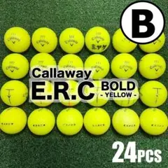【B35】キャロウェイ ERC BOLD 黄 ロストボール24球