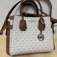 MICHAEL KORS ショルダーバッグ ホワイト/ブラウン