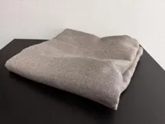 【1枚中古】【107×203cm】ブラウン リネン風カーテン生地