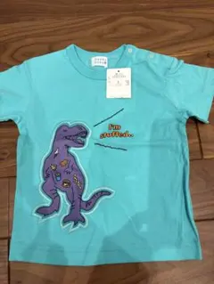 hakka baby 恐竜アップリケTシャツ 90cmのサムネイル