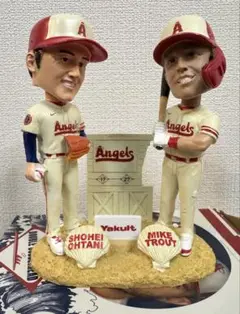 【非売品】大谷翔平&マイク・トラウト　ボブルヘッド 大谷翔平＆マイクトラウト7月1日エンジェルス球場25000体限定