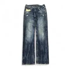 y2k archive whiskering straight denimのサムネイル