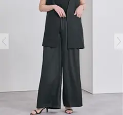 ドレープ ワイドパンツ