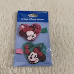 東京ディズニーリゾート ミッキー＆ミニー ヘアクリップ２個 さくらんぼ