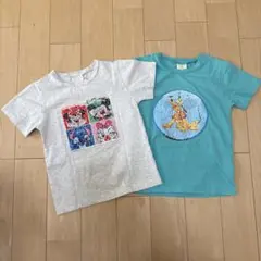 ディズニー　キャラクターTシャツ 120cm 2枚セット