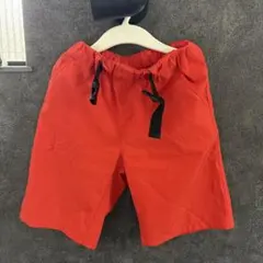 再値下げGU ハーフパンツ 2枚セット レッド グリーン