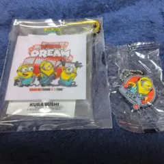 くら寿司 ミニオンズ クリアポーチ ＆キーホルダー 2点セットのサムネイル