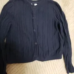 GAP KIDS ネイビー ケーブルニットカーディガン 4-5歳110㎝