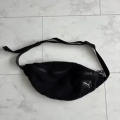PUMA ボア ボディバッグ ウエストポーチ ブラック