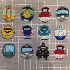 ⭐️数量限定価格⭐️⌘新幹線・電車⌘アイロンワッペン１２枚セット18