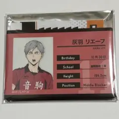 ハイキュー!! プロフィール缶バッジ 灰羽リエーフ