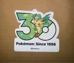 リーフィア 韓国限定 ポケモンメガフェスタ30周年記念ステッカー ポケモン メガフェスタ 韓国 30周年 ランダムステッカー リーフィア