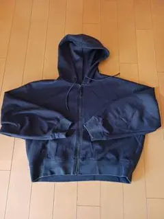 UNIQLO　ネイビー フルジップパーカー　XLサイズ