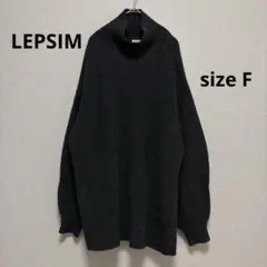 LEPSIM/レプシィム タートルネックニット ゆったり F スリット