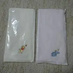 【非売品　新品未使用　ディズニー ミニタオル】 2種セット プーさん ダンボ