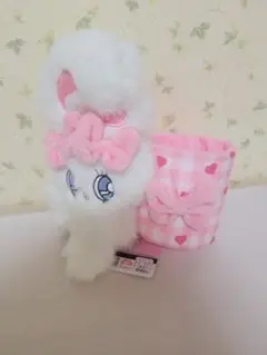 エスターバニー　ぬいぐるみ付き小物入れ　クリームバニー　新品　タグ付き