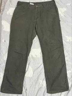 【00sメキシコ製】カーハートペインターパンツ DMS ダークモス W32〜33のサムネイル