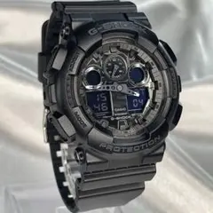 ベッカム着用】CASIO GA-100-1A1JF デジアナ マットブラック - メルカリ