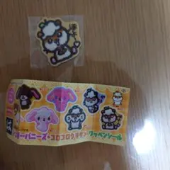 コロコロクリリン ネックストラップ 2点、ワッペンシール