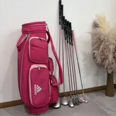 adidasキャディバッグ×PARADISOレディースゴルフ クラブセット7本のサムネイル