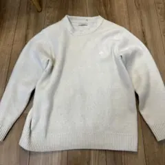 値下げしましたBAYFLOW ホワイト クルーネックセーター