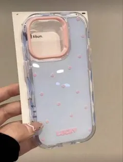 iPhone 16pro用クリアドットケース
