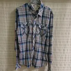 未使用　トミーヒルフィガーデニム チェックシャツ　長袖