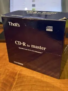 【未開封】 太陽誘電 That's CD-R for master 10枚