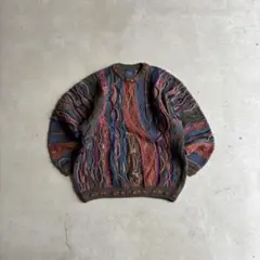 90s オーストラリア製 LIMNOS 3D ウールニット M