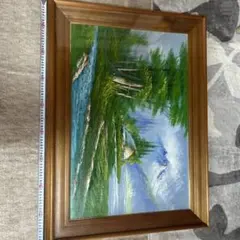 油彩画 風景画 J.H. Bruno サイン入り F10 - メルカリ