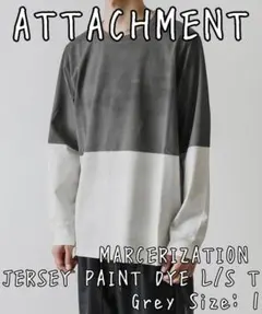 21AW ウルティマシルキー天竺 スプレーダイ クルーネックLS サイズ1