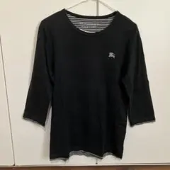 BURBERRY BLACK LABEL カットソー 7分丈袖 ボーダー