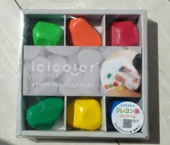 新品・未使用　icicolor クレヨン 6色セット