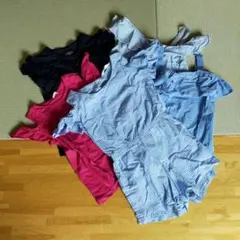 130前後　Tシャツ＆ワンピース 計5点セット
