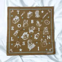 IL BISONTE バンダナ ブラウン