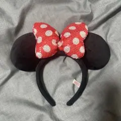ミニーマウス カチューシャ スパンコール