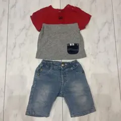 Lee Tシャツ　ハーフパンツ　セット　80のサムネイル