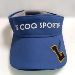 le coq sportif ゴルフバイザー ブルー