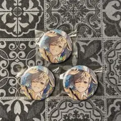 ChroNoiR BlueMemories 叶 缶バッジ3個セット