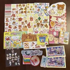 ちいかわ リラックマ ハローキティ ポケモン キャラクターシール まとめ売り