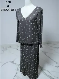 BED&BREAKFAST セットアップ　ワンピース カットソー　ロングスカート