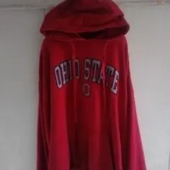 OHIO STATE スウェット パーカー レッド　着丈70身幅62のサムネイル
